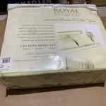 Luxury Bed Sheet Set- Royal Bordeaux Bamboo Hybrid Cotton Yarns NEWE6. Fixed Price $69.97.