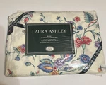 Laura Ashley Chinese Silk Full Fitted Sheet Floral 50COTTON/50POLY No Iron Nip. Fixed Price $45.00.