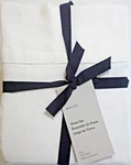 West Elm King White Sheet Set 60% Tencel Lyocell, 40% Linen Nwt,. Fixed Price $119.99.