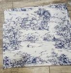 Vintage Ikea Emmie Land Blue Toile Standard Pillow Shams Pair (2) 100% Cotton. Fixed Price $15.50.