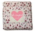 Oh Cupid Full 4 Piece Sheet Set Mushroom And Hearts Pink. Fixed Price $20.00.