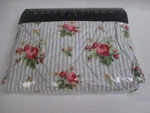 New Ralph Lauren Emma Blue White Stripe Rose Floral Fitted Sheet - Twin. Fixed Price $79.99.