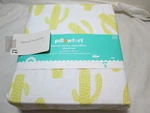 Pillowfort Casual Cactus Desert Full Sheet Set Sulfur Yellow & White New. Fixed Price $24.98.