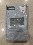 2 Pc Ralph Lauren Dunham Sateen 300 Tc Mist Standard Pillowcases Nip. Fixed Price $23.00.