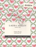 Laura Ashley Queen Sheet Set Bow Trellis Red 4PC Cottage Holiday Green Farmhouse. Fixed Price $68.39.
