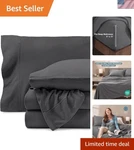 Elegant Queen Fleece Sheet Set 4-PIECE Soft Touch, No-pilling, -round Use. Fixed Price $96.23.