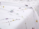 Nwt Yves Delorme Flat Sheet Saito Floral Butterflies White Multicolor France New. Fixed Price $219.00.