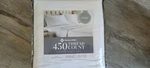 New Full Size Cotton Sheet Set 450 Thread Count Double White. Fixed Price $42.00.