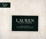 Ralph Lauren Full Sheet Set Aaron Paisley Champagne 4PC Shabby Farmhouse Cottage. Fixed Price $47.99.