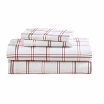 Eddie Bauer- Queen Sheet Set, Warm Breathable Cotton Flannel Bedding With Dee.... Fixed Price $66.44.