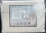Legacy Home Collection Ivory King Sheets 1200 Thread Count Luxury Sateen Weave. Fixed Price $40.00.