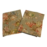 Vtg Ralph Lauren Charlotte French Country Blue Label Retired 2 Pillowcases Set. Fixed Price $74.00.