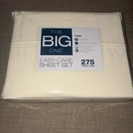 The Big One Easy Care Twin Sheet Set - Ivory. Fixed Price $15.00.