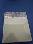 Vintage Fruit At Home Twin Fitted Sheet 1999 Nip Sage Color. Fixed Price $19.99.