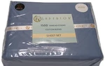 Superior 1400-1500 Thread Count Cotton Rich Sheet Set, Heavy Daily Bedding. Fixed Price $20.99.