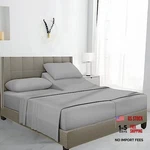 Set - Luxury For Adjustable Bed 100% Split King Light Grey. Fixed Price $144.99.