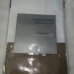 Hudson Park Collection Italian Cuff Pillowcase Pair, King- Champagne. Fixed Price $74.99.