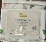 Home American Collection Premium 4-PIECE Printed Sheet Set Wrinkle Free Luxury. Fixed Price $19.95.