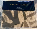 Htf Ralph Lauren Victoria Falls Zebra Queen Flat Sheet. Fixed Price $175.00.