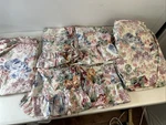 Vintage Ralph Lauren Allison Floral 6PC King Sheet Set Flat/fitted Shams. Fixed Price $155.00.