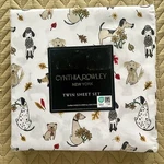 Cynthia Rowley Twin Sheet Set Dogs Print 100% Microfiber. Fixed Price $45.99.