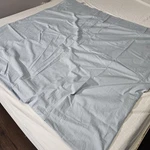 Sleep Number Flat Sheet Split King 37.5 Cooling Light Blue Stretch Oeko-tex Bed. Fixed Price $74.99.