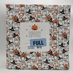 Deborah Connelly Full Sheet Set Halloween Dogs Witch Hats Pumpkins Microfiber. Fixed Price $64.95.