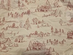 Garnet Hill King Cotton Wintertime Toile 4 Pc Sheet Set. Fixed Price $99.99.
