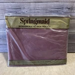 Vintage Springmaid Wondercale No-iron Percale Twin Fitted Sheet Mauve New. Fixed Price $12.00.