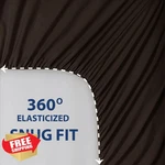 Cathay Home Brown Full Microfiber Sheet Set Ultra Soft Hypoallergenic Wrinkle.... Fixed Price $34.99.