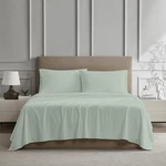 Supreme Elegance Twin Xl Size Cotton Rich Light Green Dorm Bedding Set, Brushed. Fixed Price $42.86.