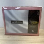 Northern Nights Full Sheet Set 400 Thread Count 100% Cotton Pink Qvc New. Fixed Price $34.90.
