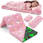 Glow Nap For Toddlers With Pillow & Blanket - 2" Thick Foldable Mattress. Fixed Price $99.99.