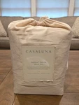 Casaluna 500 Thread Count Supima Sateen Solid Sheet Set Full Size, Natural 2020. Fixed Price $39.99.