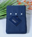 Ralph Lauren Rl King Pillowcases Set Of Navy Blue Organic Cotton Sateen 624TC. Fixed Price $99.00.