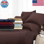 H&h Decor Hotel Premium 4-PIECE Bed Sheet Set 100 Egyptian Cotton 400 Tc Solid. Fixed Price $87.98.