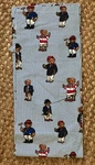 New Blue Stripe Ralph Lauren Twin Flat Sheet Cotton Fabric Polo Bear Bed. Fixed Price $59.99.
