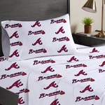 Pegasus Atlanta Braves Three-piece Twin Sheet Set. Fixed Price $44.99.