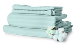 Egyptian Cotton Feel 1800 Count Dolby Stripe Pocket 4 Piece Bed Set. Fixed Price $25.23.