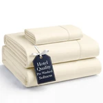 Casa Platino Twin Xl Size Bed Set, 3 Piece Flat, Fitted And 1 Pillowcase .... Fixed Price $29.02.