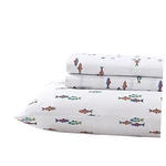 Eddie Bauer Kids Sheet Set, Ultra-soft Microfiber Bedding Queen Fish Lake. Fixed Price $35.07.