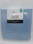 New Mainstays Microfiber 3 Piece Sheet Set Twin Light Blue. Fixed Price $10.00.