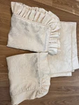 Ethan Allen Vintage Pillow Covers Victorian Set Of 3 Ivory Cream Custom Large. Fixed Price $20.00.