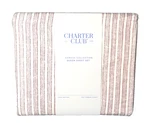 Charter Club Candy Stripe 100% Cotton 550 Tc Sheet Set White & Red Queen $170. Fixed Price $71.99.