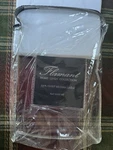 Pure Luxury Linen 100% Belgian Flax Queen Flat White Sheet Flamant. Fixed Price $69.99.