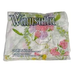 New Vintage Wamsutta White Floral Sweet Pea No Iron Ultracale King Fitted Sheet. Fixed Price $39.97.