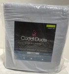 Cuddl Duds King Sheet Set Heavyweight Flannel - Ballad Blue 4PC. Fixed Price $49.99.