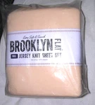 New Brooklyn Light Peach Full Size Sheet Set 4 Pieces Bed Jersey Extra Soft. Fixed Price $29.99.