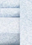 Laura Ashley Full Blossoming Blue Flowers 4 Pc. Sheet Set 100% Cotton. Fixed Price $76.00.