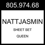 Ikea Nattjasmin Sheet Set Blue-green Queen 805.974.68. Fixed Price $113.99.